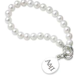  ADPi Pearl Bracelet with Sterling Silver Charm Sports 