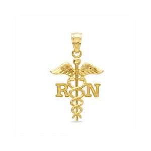 Registered Nurse Symbol Charm in 10K Gold 10K OCCUP/PATR CHARM