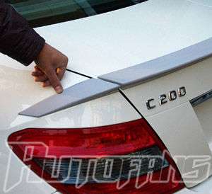 PAINTED MERCEDES W204 B TYPE 3PCS TRUNK BOOT SPOILER  