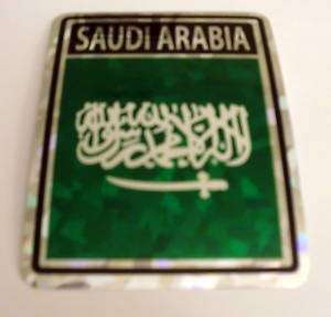 3x4 Saudi Arabia Stickers/ Saudi Arabia Flag / Decal  