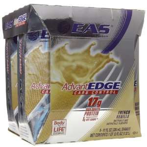  EAS AdvantEdge Carb Control Shakes, French Vanilla, 11 oz 