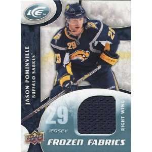   Deck Ice Frozen Fabrics #FRJP Jason Pominville Sports Collectibles