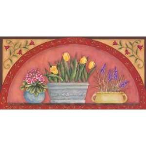  Tulips In Arch by Renee Charisse Jardine. Size 20.00 X 10 