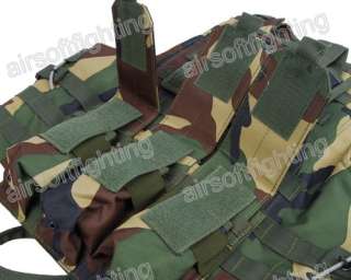 Airsoft Molle Tactical FSBE Style Carrier Vest Woodland A  