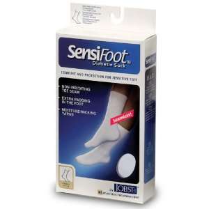  Jobst White Sensifoot Diabetic Crew Socks for Men and 