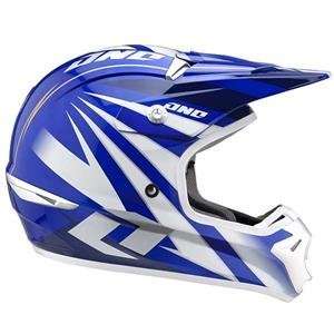  One Industries Kombat Race Helmet   Medium/Blue/White Automotive