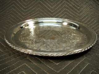 Vintage WM Rogers Silverplate 12 inch Serving Tray / Plater # 471 