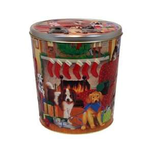 Holidays for Dogs and Cats 3 gallon gourmet popcorn tin  