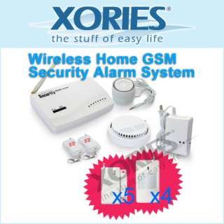 Wireless&Wired Home Alarm GSM SMS System Smoke Gas For House Storage