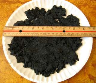 This is the approx 1 pound of black sand youll receive. On a 9 