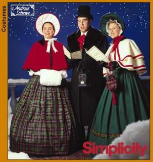 OOP Simplicity Holiday Pattern 4851 Victorian English Dickens 