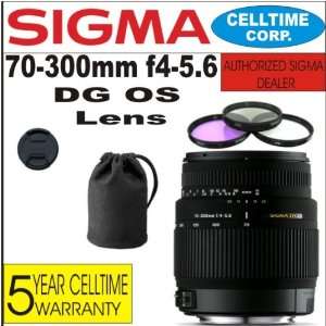  Sigma 70 300mm F4 5.6 DG OS Telephoto Zoom Lens for Nikon 