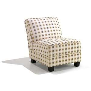  Canyon Cream Fabric Armless Club Chair