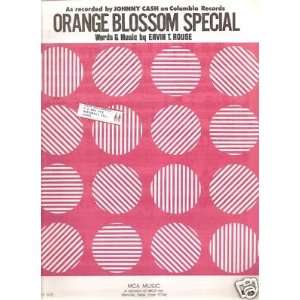  Sheet Music Orange Blossom Special Johnny Cash 24a 