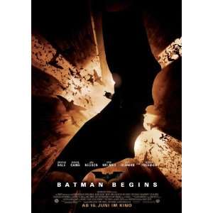 Batman Begins (2005) 27 x 40 Movie Poster German Style A 