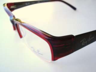 RAY BAN RB 5124 EYEGLASSES RED 2303 NEW AUTHENTIC  
