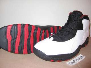 New Nike Air Jordan Retro 10 X Sz 11 White/Red Chicago iii iv v vii xi 