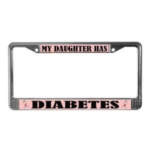  Diabetes Daughter License Plate Frame by  