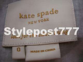 NWOT $325 Kate Spade New York Giraffe Animal Print Dress Shirtdress 0 