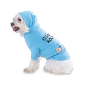 Scientists Rock Hooded (Hoody) T Shirt with pocket for your Dog or Cat 