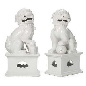  Williams Sonoma Home Foo Dog Objects, Set of 2 Kitchen 