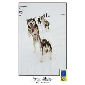  Icons of Alaska Dog Mushing Print