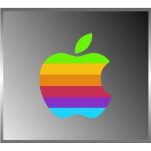  Apple Peace Coexist Rainbow Strips Decal Bumper Vinyl 