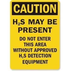  Caution H2S May Be Present Do Not Enter This Area Without 