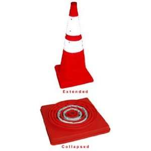  Pack and Pop Incident Cone with Light   18 Inch 4 each/bag 