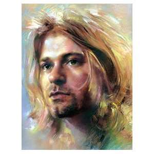  Kurt Cobain (Face) Music Poster Print   11 X 17