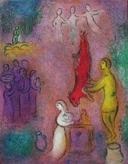MARC CHAGALL Colorful Original Lithograph RARE Buy LOW  