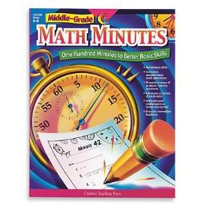  Middle Grade Math Minutes Toys & Games
