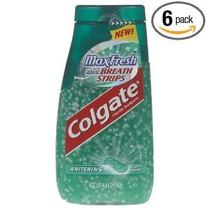 Colgate Max Fresh Liquid Toothpaste with Mini Breath Strips, Clean 