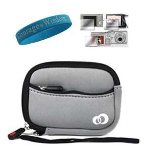  Grey Mini Glove Camera Case for Sony Bloggie MHS TS20 Full HD Touch 