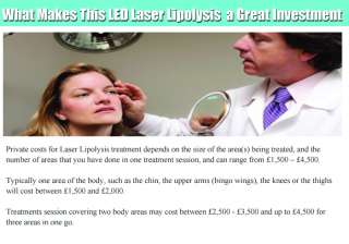 LED Lipolysis Lipo Light Laser Weight Loss Liposuction Slimming Beauty 