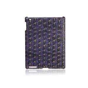 Stars Protective Back Case Cover for Apple iPad 2 (Purple 
