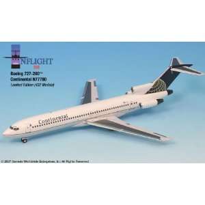  InFlight 200 Continental Airlines B727 200 Model Plane 