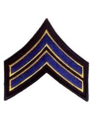 corporal chevron police army military security uniform insignia patch 