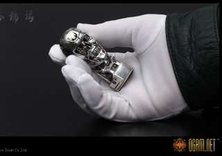 Unique Handmade 16 Tin Terminator Salvation T600 Skull  