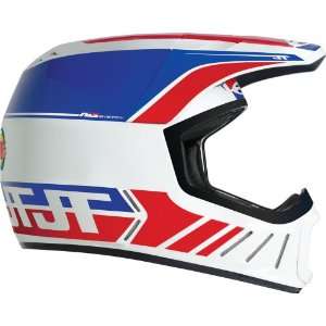  JT Racing USA ALS 02 White/Red/Blue Small MX Helmet 