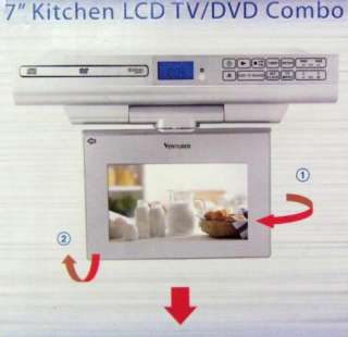 Venturer 7 Kitchen LCD TV/DVD Combo Under Cabinet Video Model 