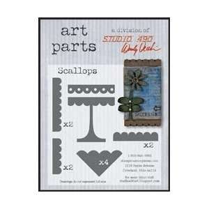  New   Wendy Vecchi Chipboard Art Parts 12/Pkg by Stampers 