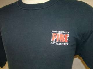 SHASTA COLLEGE FIRE ACADEMY t shirt Soft Faded M  