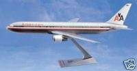 AMERICAN AIRLINES, Boeing 767 300 desk model. AMERICAN FLIGHT 11 