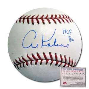 Al Kaline Signed Baseball   HOF 80