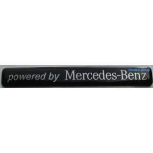  Set of 2 Mercedes Benz Nameplates Powered By Mercedes Benz 