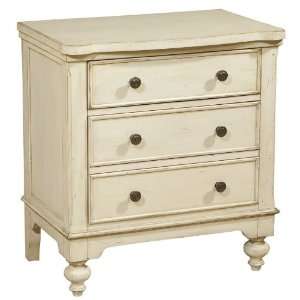 Ty Pennington Nightstand 2 Drawer with Vintage Ivory Finish by Howard 