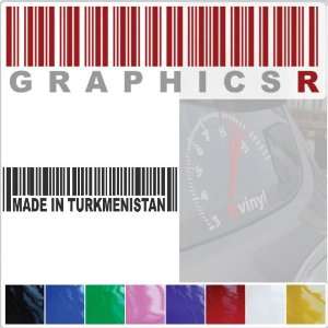   Barcode UPC Pride Patriot Made In Turkmenistan A529   Blue Automotive