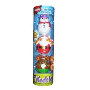  Playskool Weebles Holiday 3 Pack With Santa Clause, Wandy 