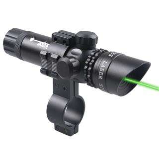 box set w/2 switches & rail mount hunting rifle green laser sight dot 